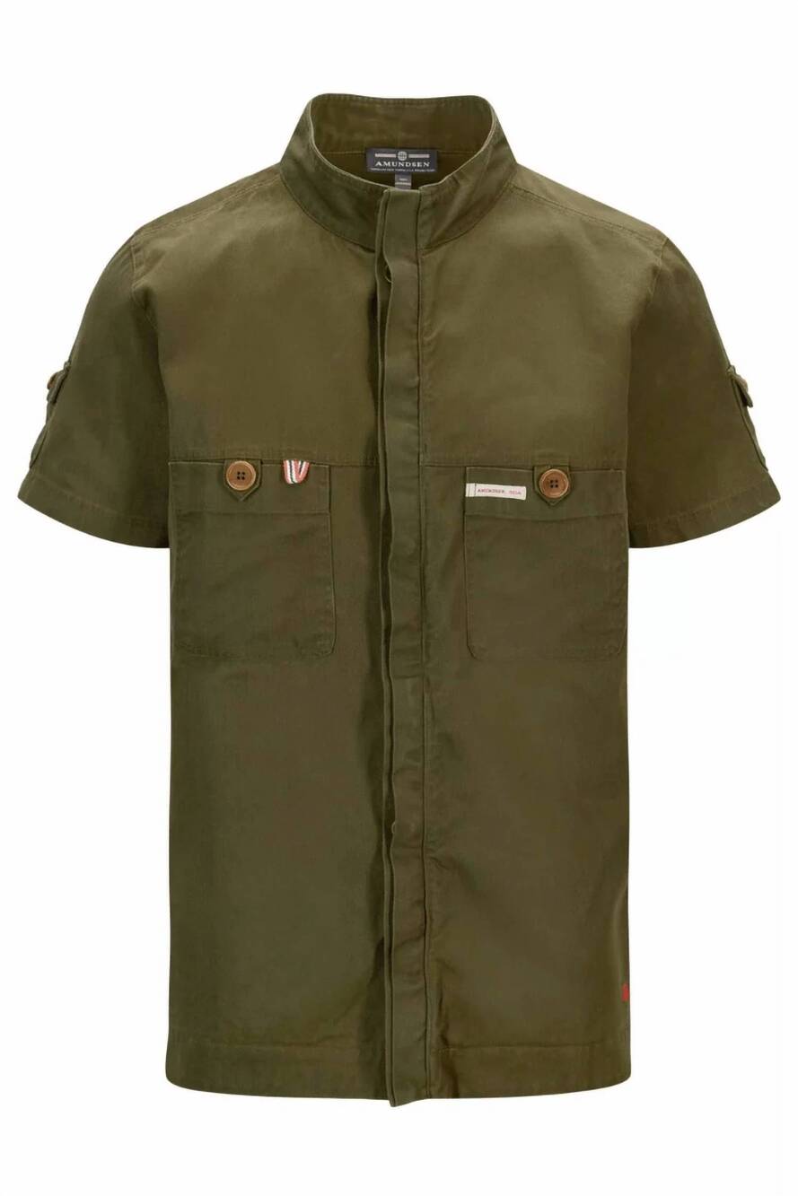 NEW AMUNDSEN men's adventure shirt in spruce green